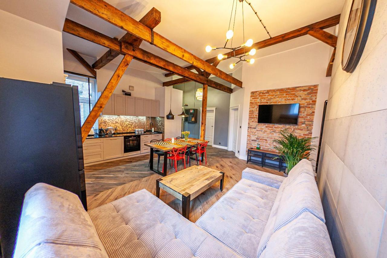 Euro Boho Loft Apartment Gdańsk Kültér fotó